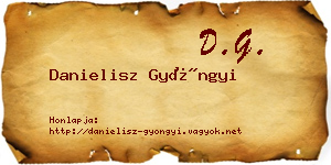Danielisz Gyöngyi névjegykártya